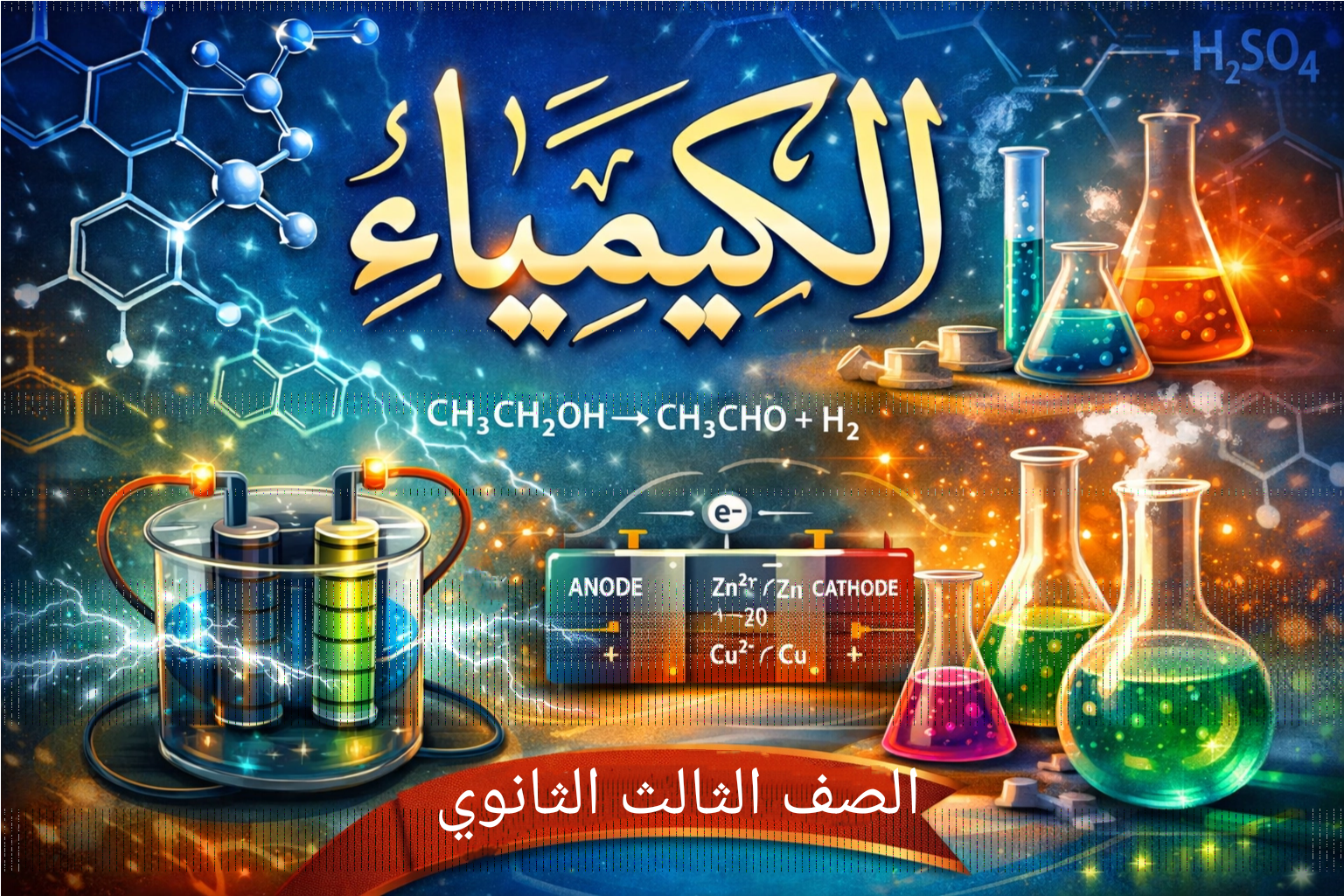 🌟 بنك أسئلة الكيمياء الشامل – الصف الثالث الثانوي 2026 🌟