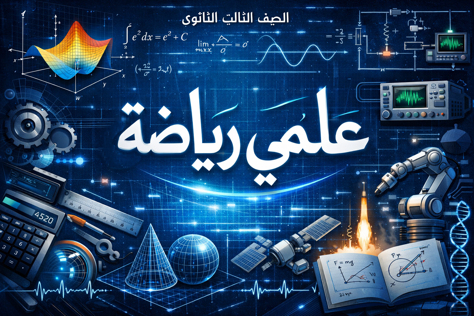 🔥 بنك امتحانات الثانوية العامة 2026 – علمي رياضة